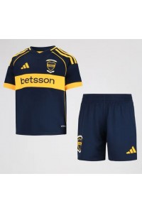 Fotbalové Dres Boca Juniors Dětské Domácí Oblečení 2025-26 Krátký Rukáv (+ trenýrky)